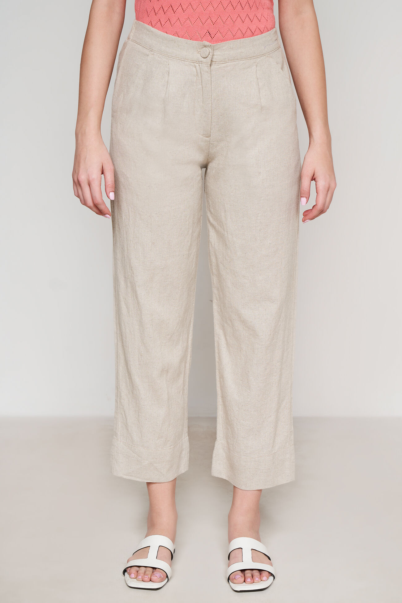 Straight-Fit Trouser, Natural, image 1